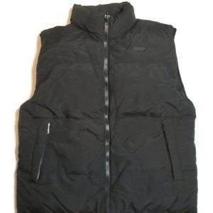 Corner Store Hero Reversible Down Puffer Vest Mens Large Black